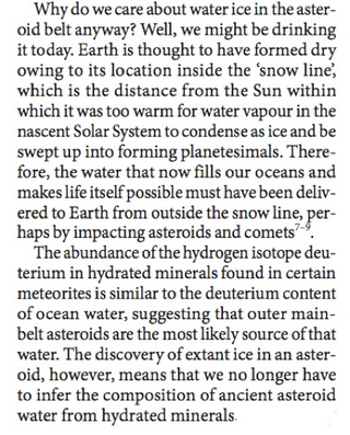 Illustration for article titled Scientists Discover Giant Asteroid Covered In Ice
